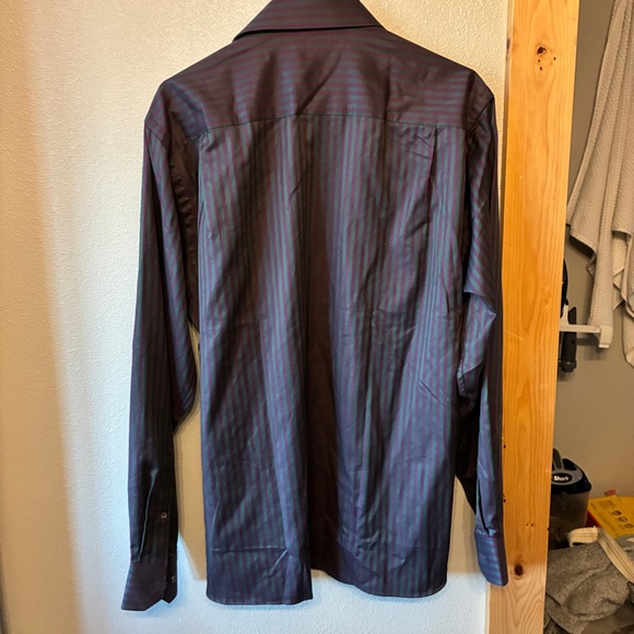 Paul Fredrick Men's Striped Dress Three Shirt Bundle Sz 15 1/2 34-35 - Picture 6 of 10